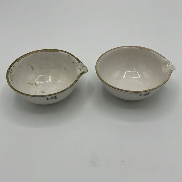 COORS VINTAGE PORCELAIN CRUCIBLES SET of 8 - Picture 2 of 10